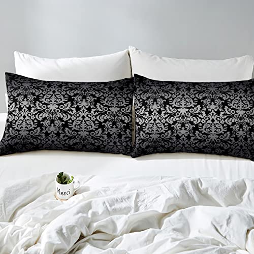 Homewish Black Single Size Duvet Cover Sets - Image 4