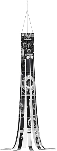 Veleta grande de Halloween de 59 pulgadas de largo, 2 unidades, sin veleta ligera de Navidad para puerta delantera al aire libre, patio, porche,