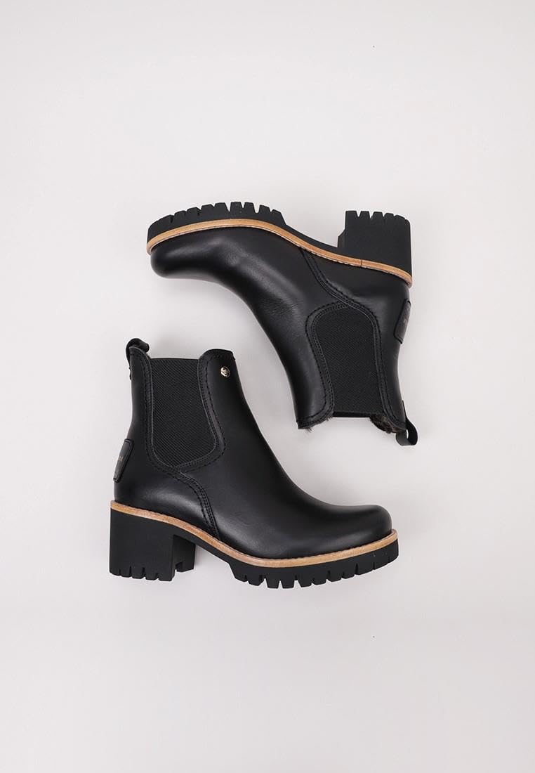 Panama Jack - Bota Panama Pia B11 Negro Mujer Cuero