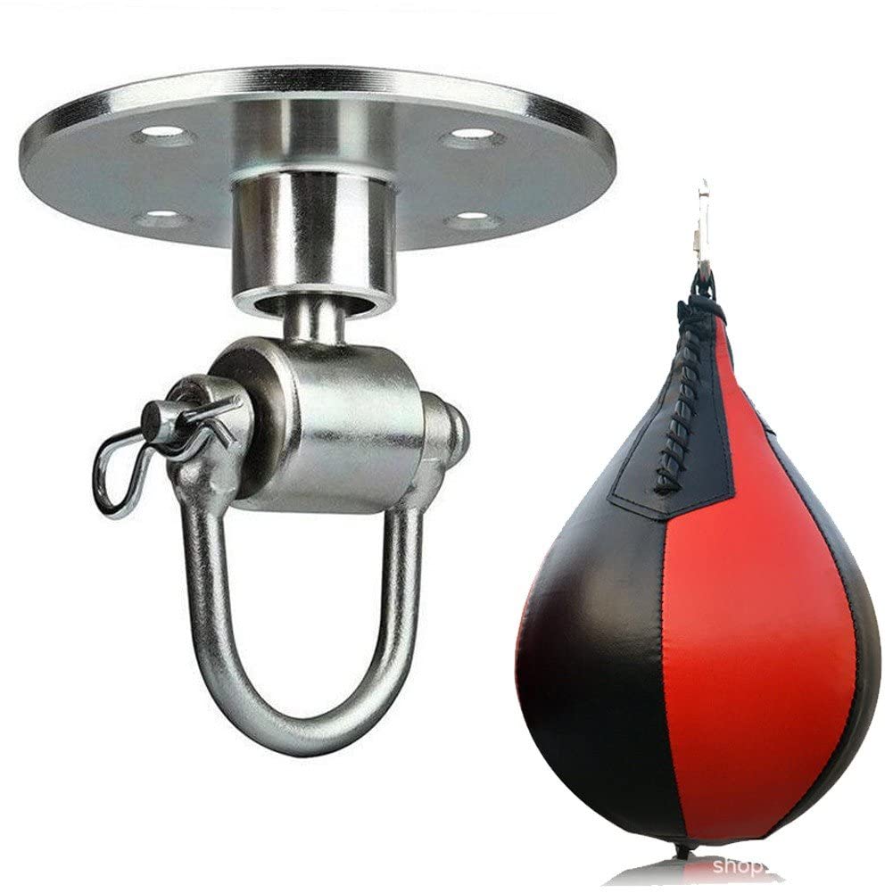 Sac de sable pivotant pour poire de vitesse et ballon de boxe monté au plafond