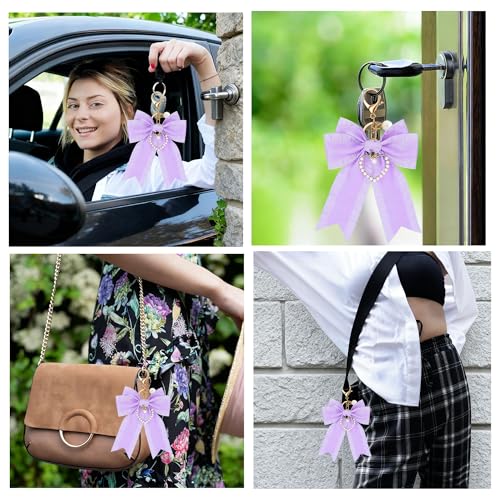 Image of Tote Bag Accessories for YETI Camino 20 /35 /50 Bogg Bags Pearl Bow Purple