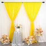 Pardecor Sequin Curtains Panels Sequin Backdrop Curtain Glitter Curtains Sparkle Photo Booth...