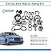 ECCPP Timing Belt Kit with Water Pump Compatible For Toyota For 4Runner 3.4L T100 3.4L 1995-2004 For Toyota For Tacoma 3.4L 2000-2004 For Toyota For Tundra 3.4L TBK271 WP2034 T62021