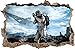 Wall Graphics Pegatinas de Pared Agujero en la Pared Star Wars Stormtrooper Adhesivo Decorativo de Pared 52 (XXL - 115 x 75 cm)