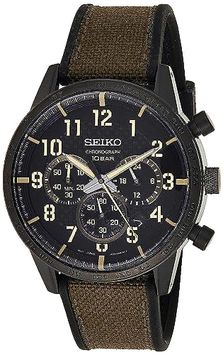 SSB369P1 Seiko �Z�C�R�[ Sport Chronograph �u���b�N �����Y �A�i���O �J�W���A�� �N�H�[�c �C�O�o�� Seiko