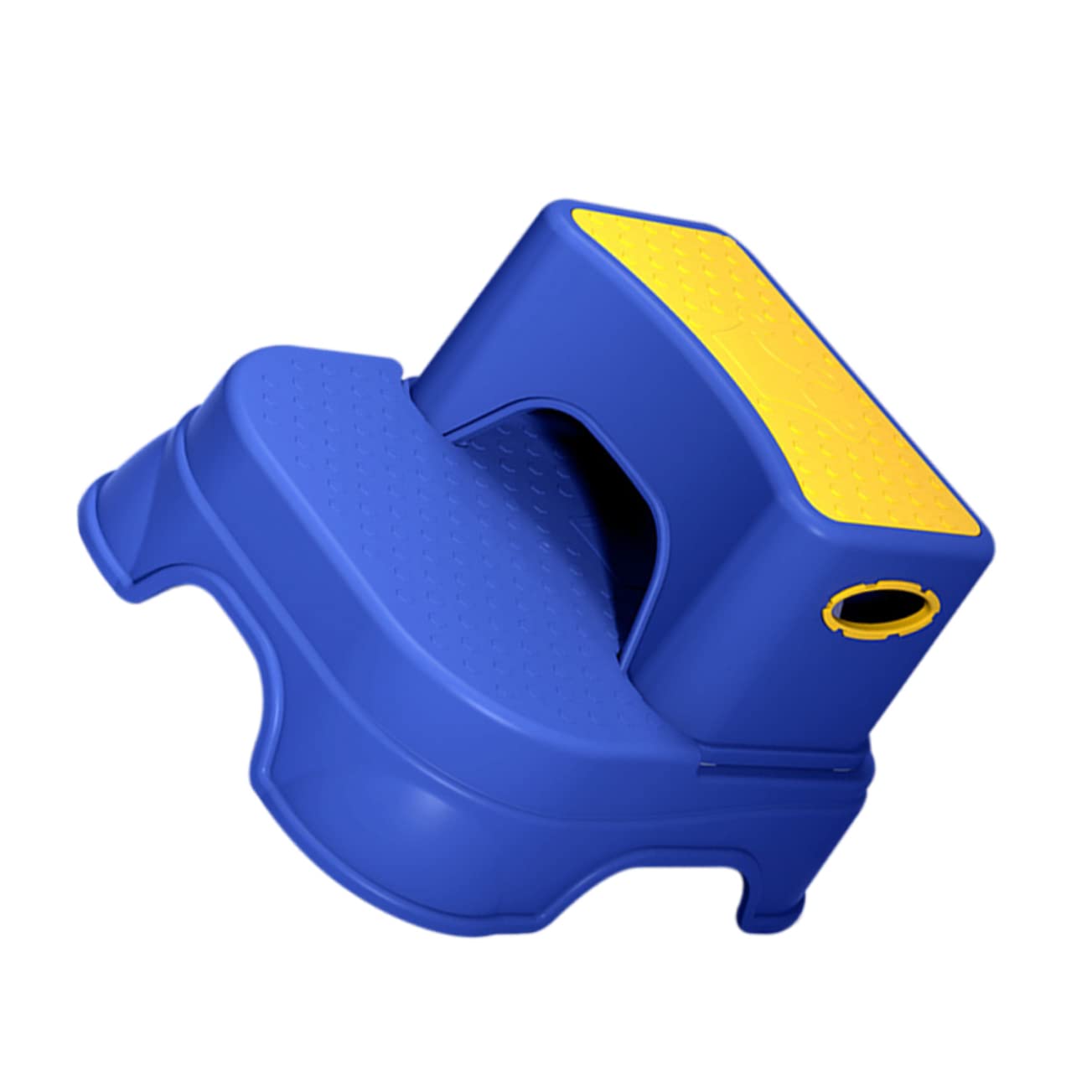 Abaodam Taburete de Escalón para Doble Color Amarillo y Azul para Baño y Cocina Taburete de Seguridad para Pequeños para Pies para Uso Infantil