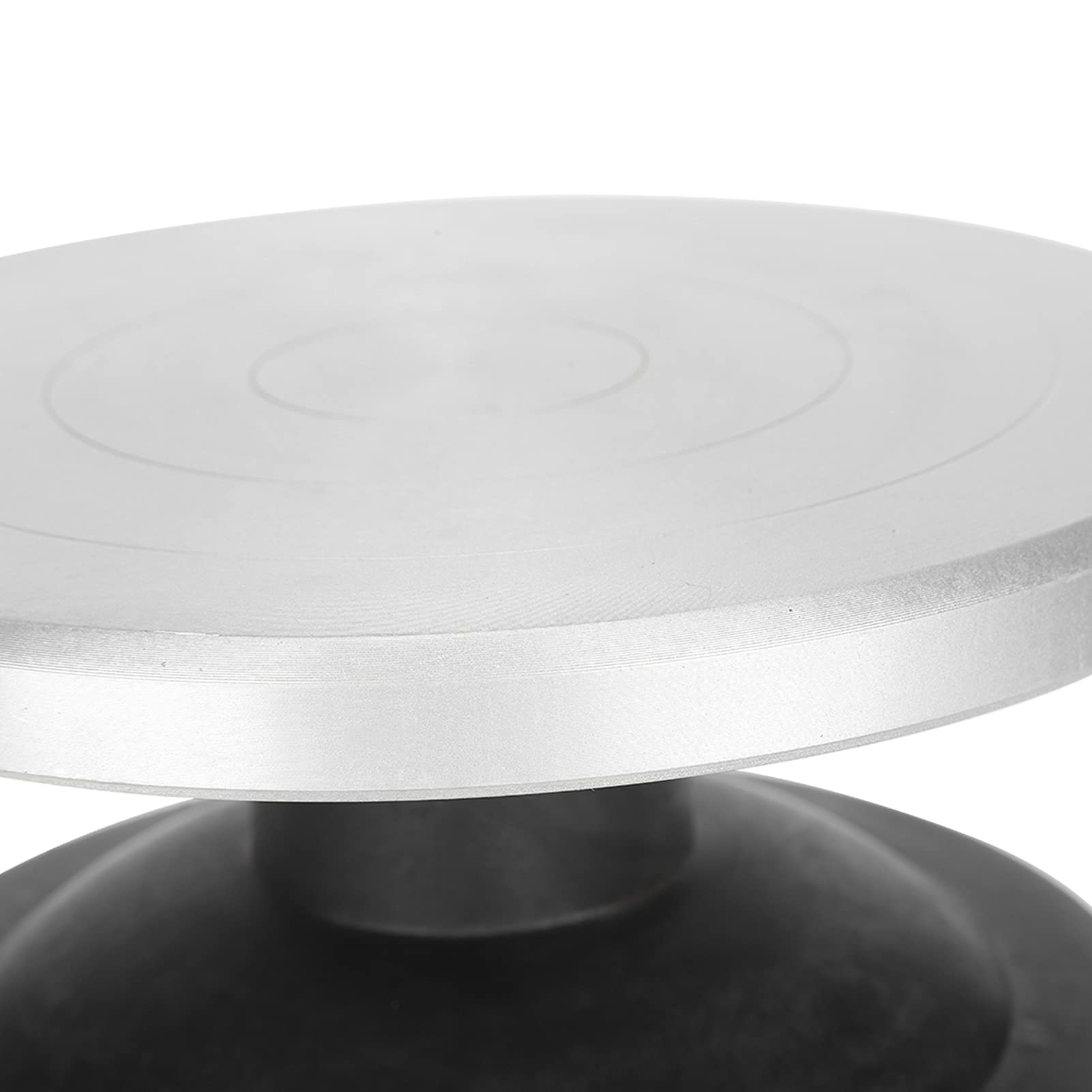 FILFEEL Obrotowy stół Rzeźbiarski 25 Cm z łożyskami do Garncarstwa, Dekorowania Ciast i Projektów Artystycznych (Stop aluminium, tworzywo sztuczne 2)
