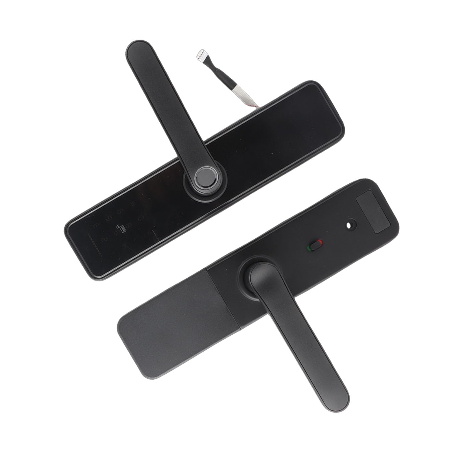 Alomejor Smart Fingerprint Door Lock with Keyless Entry | Costruzione durevole in zinco, opzione di alimentazione di emergenza, supporta più modalità di sblocco