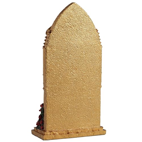 Estatua Santa Muerte Resina Pintada 9.37 pulg miniatura 4
