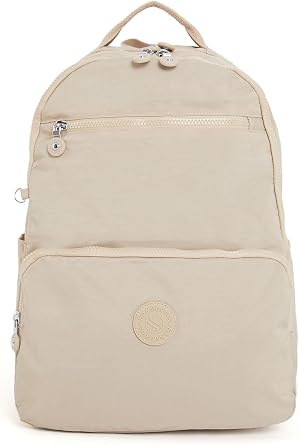 Unisex Suya Dayan kl  Orta Boy Krink l Kuma   ok G zl  Krem Laptop Okul Ve Seyahat S rt  antas