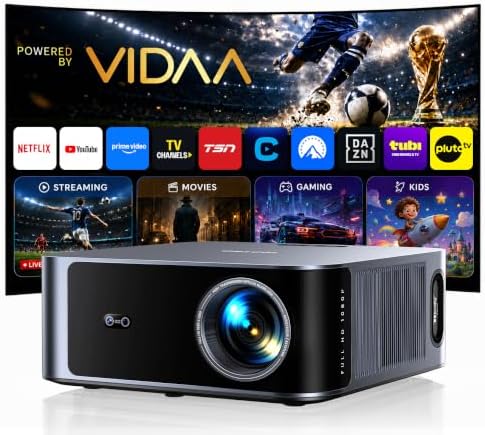 Projector-4K [VIDAA Live TV & 40W Dolby &Real Brightness]-Smart P...