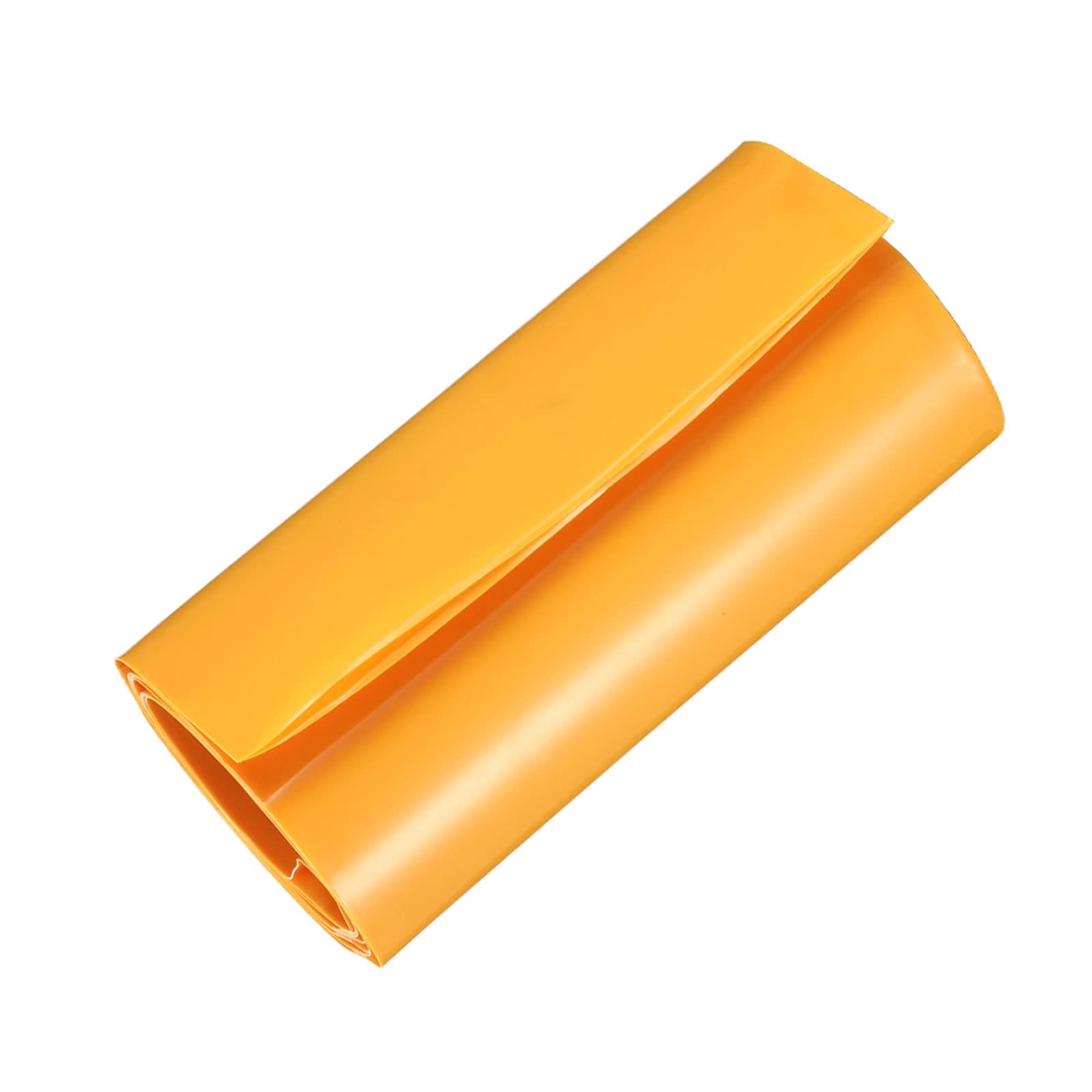 Gaines Thermorétractables Pour Batteries 18650 - Lot De 20, PVC, 29,5 Mm Plat X 72 Mm - Pour Isolation Et Protection (orange)