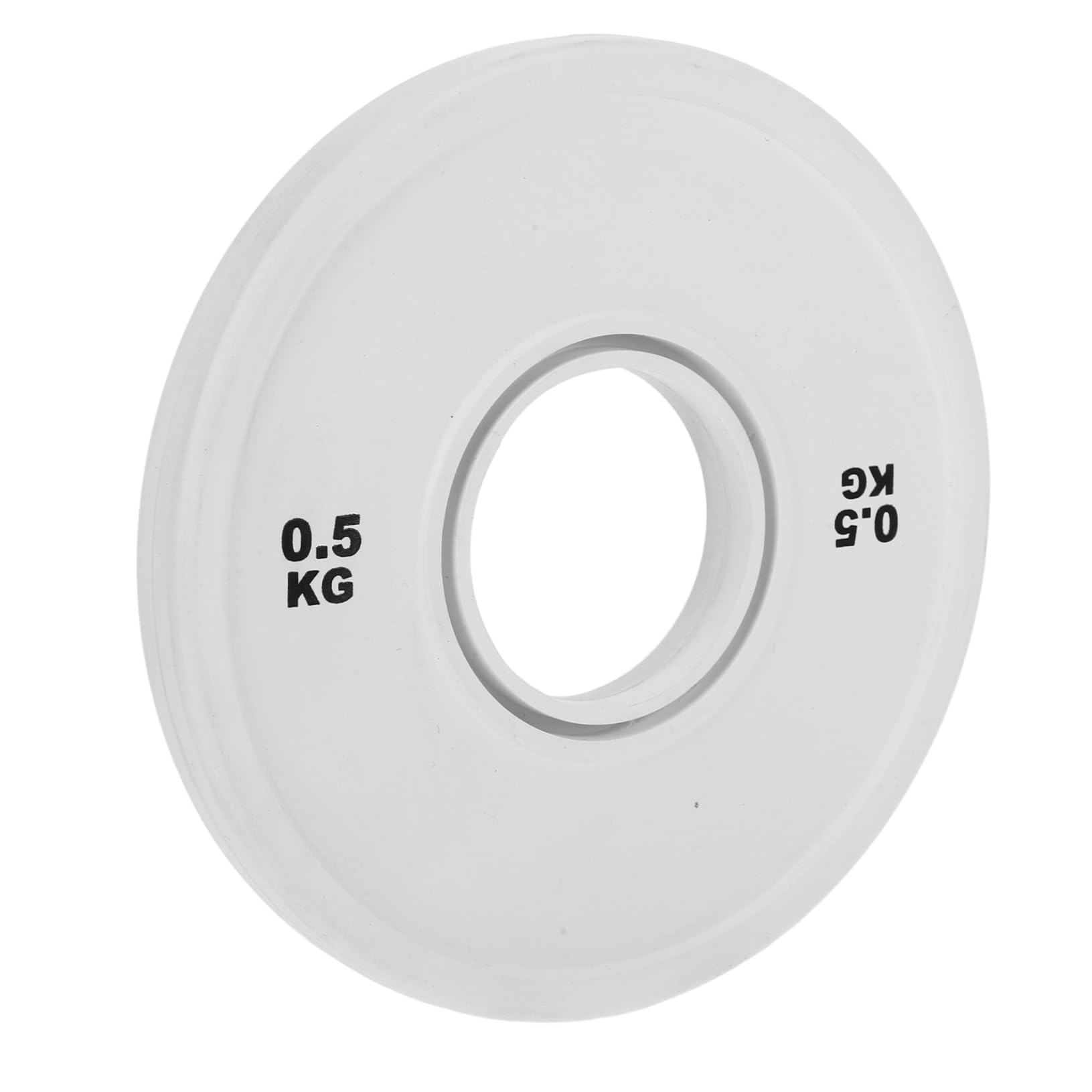 Totority Home Gym Weightlifting Plates Fractional Bumper Plates for Universal Barbell 0.5kg Rubber Coated Steel Inserts Fitness Workout Equipment