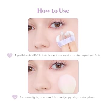 ETUDE Zero Sebum Loose Setting Powder, Purple Tone Correcting, 4g