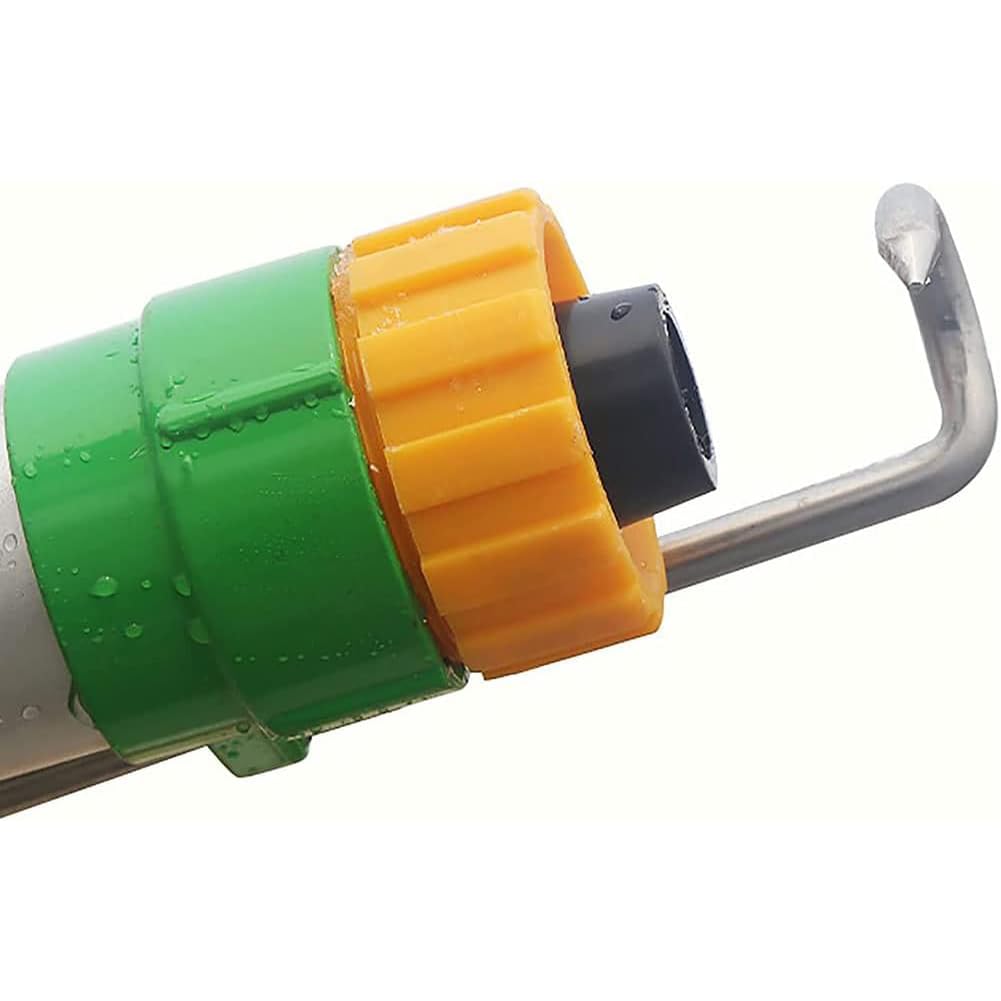 Aspersores de riego de jardín con 9 boquillas de repuesto, pulverizador de agua Vortex de 360°, rango de 27-68 m, perfecto para granjas, césped y jardines