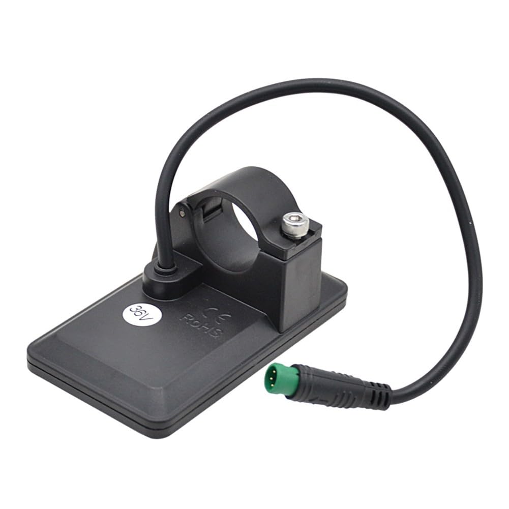 Display LCD impermeabile GD01 con connettore a 5 pin per biciclette elettriche, compatibile con impostazioni di tensione 24V/36V/48V