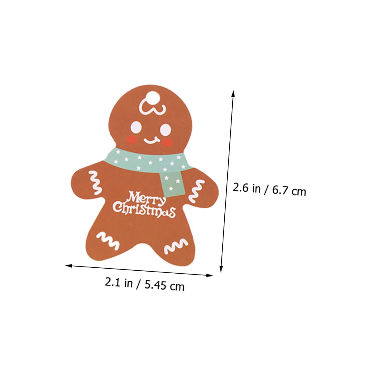Beaupretty 400 Pièces Étiquette Fournitures D'Artisanat De Noël Étiquettes Kraft Étiquettes De Nom De Bas Étiquettes De Nom De Noël Étiquettes De Pour Étiquettes