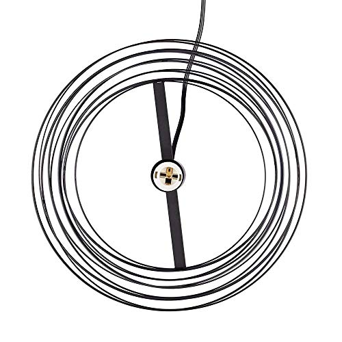 Lámparas de araña retro industriales con alambre de ángulo ajustable negro 7