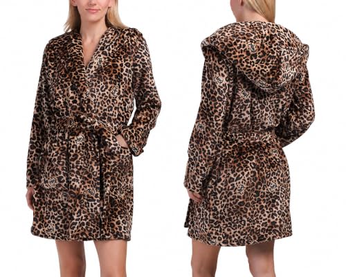 Image of Juicy Couture Women's Super Soft Luxe Plush Shawl Collar Robe