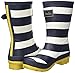 Joules Molly Welly, Botas de Agua, Azul (Navy Wide Stripe), 36 EU