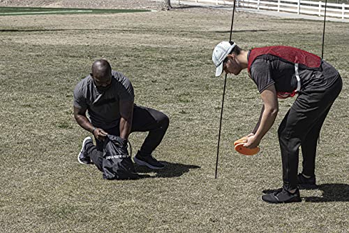 Powernet 2.8" Baseball Weighted Progressive Training Balls Bundle With 17” H X 13” W Drawstring Sack | Complete Set Heavy Ball 18 Pack 12 To 20 Oz | Build Strength And Muscle (Drawstring Sack Bundle) #TOP6