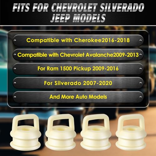 Gulfmew 6 Pack 14104 Shift Cable Bushing Kit, Transmission Shift Cable Bushing Repair Kit, Shift Linkage Bushing Replacement, Compatible with General Motors