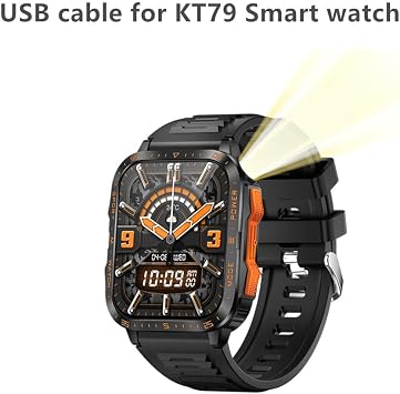 USB Charger for Dealark Erosados KT79 SmartWatch Magnetic Fast Charging Cable for KT79 Smart Watch