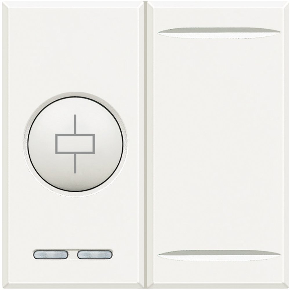 Actuador SCS 1x16 blanco para automatización residencial con 2 módulos