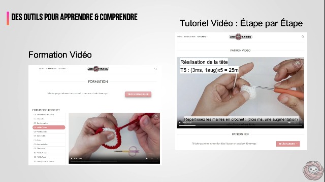 Aniyarns - Kit Crochet pour Débutant : Formation en Vidéo 100% Fr Inclus - Patron & Instructions Vidéos en Français Faciles