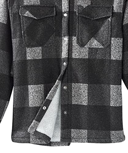Image of Men's Magnet Close Adaptive Sherpa Lined Shirt Jacket