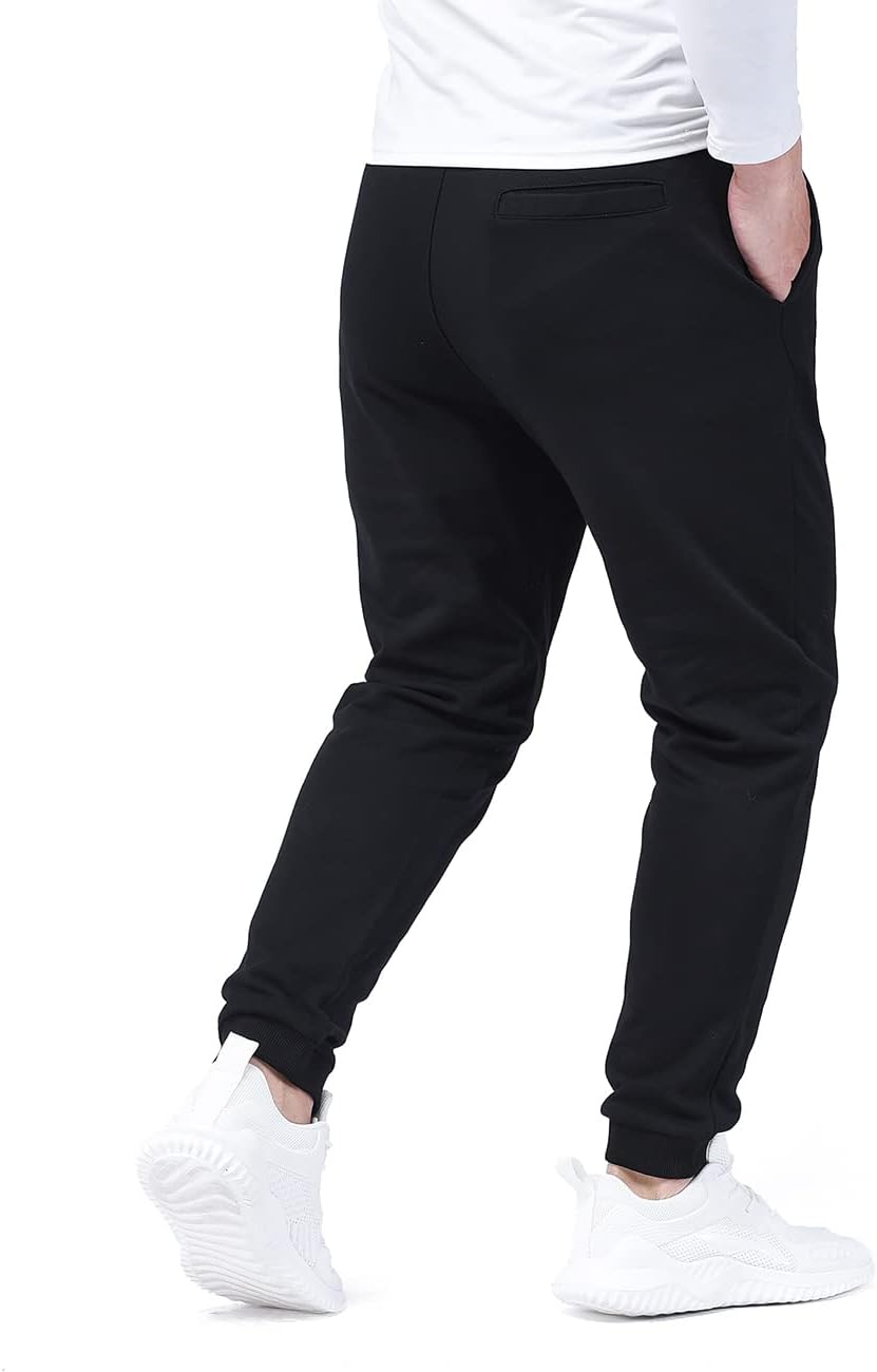 Zoulee Classic Drawstring-Waist Zipper Logo Jogger Pants with Zipper Fly - Image 6