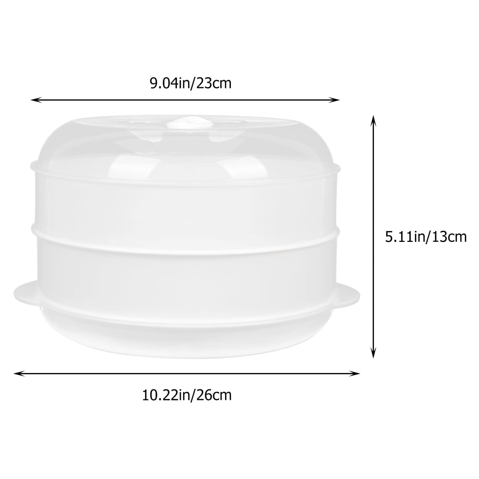 CALLARON Microwave Heating Kitchen Steamed Container Pot and Basket for Cooking Bread Rice Vegetables