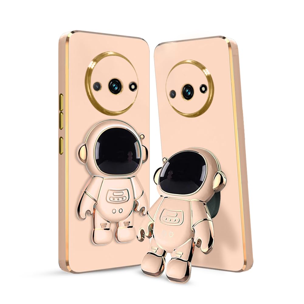 KARWAN®️ 3D Astronaut with Folding Stand Back Cover Case Compatible for Redmi A3 2024 | Slim electroplated case | Stand case | Soft TPU | Space Astro Theme | Camera Protection - Black (B0CZHZ54LQ) Amazon Price History, Amazon Price Tracker