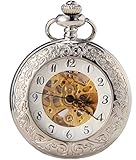 Diese Taschenuhr unserer Marke Sewor ist eine großartige Wahl für Geburtstag, Weihnachten, als Geschenk zur Arbeit. Jede Uhr wird mit einer eleganten Geschenkbox geliefert. Die Taschenuhr mit einem exquisiten Zifferblatt lässt die Uhrzeit jederzeit bequem ablesen. Wir haben auch Produkte wie Uhren, Taschenuhren, Anhängeruhren und Manschettenknöpfe. Für weitere Produkte der Marke SEWOR, können Sie die 