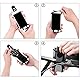 Retoo Handyhalterung Fahrrad Silikon, Abnehmbar 360° Verstellbare, Universal Motorrad Handyhalter für 3,5-6,5 Zoll Smartphone, Handy Halter Abnehmbar für Lenker Motorrad, Rennrad, MTB und E-Bike