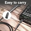 Noenaeni 2PCS 3.5mm to XLR for Rode, 3.5mm Stereo TRS Mini-Jack Female to 3-Pin XLR Male Microphone Adapter, Audio Converter for Rode Mics Mixers, Camcorders, Recorders #5