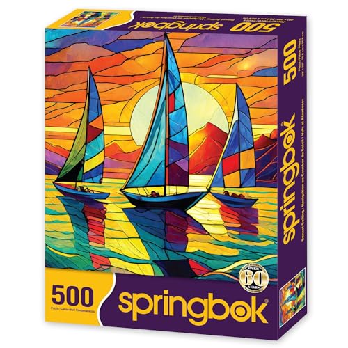 Springbok 33-02550 S Sunset Sailing 500 Piece Jigsaw Puzzle thumb #1