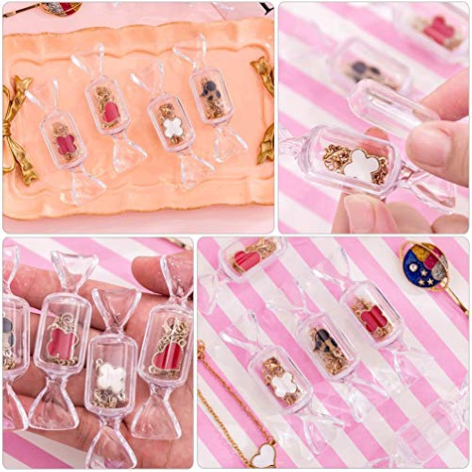 24Pcs Candy Shape Storage Box for Jewelry