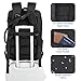 Gieury Carry On Backpack, 50L Travel Backpack, Luggage Backpack TSA Flight Approved Laptop Backpack for Men & Women, Large Expandable 40L Daypack Lightweight Business Weekender Bag, Black