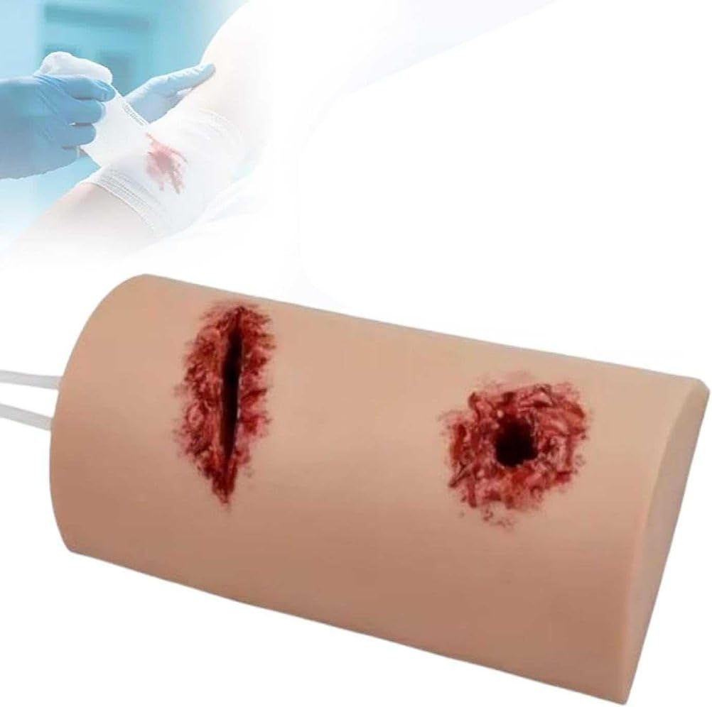 Modelo De Entrenador De Cuidado De Heridas Modelo De Hemostasia De Heridas Simulada Kit De Entrenamiento De Empaquetamiento De Heridas Y Torniquete Kit De Entrenamiento