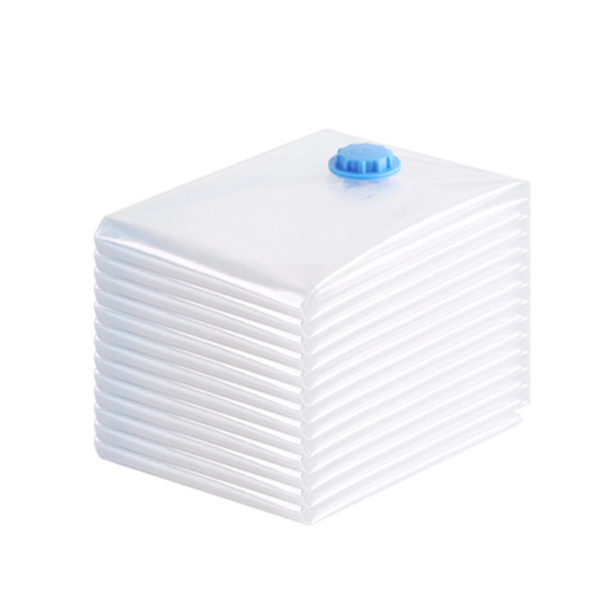 Bolsas de almacenamiento al vacío, organizador de ahorro de espacio, fácil de usar, gran capacidad, color 5 unidades con bomba de mano, bolsas de compresión al vacío para viajes
