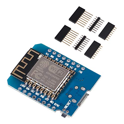Aokin for ESP8266 ESP-12F D1 Mini NodeMcu Lua 4MByte WLAN WiFi Internet Development Board for Arduino, Compatible with WeMos D1 Mini, 5 Pcs