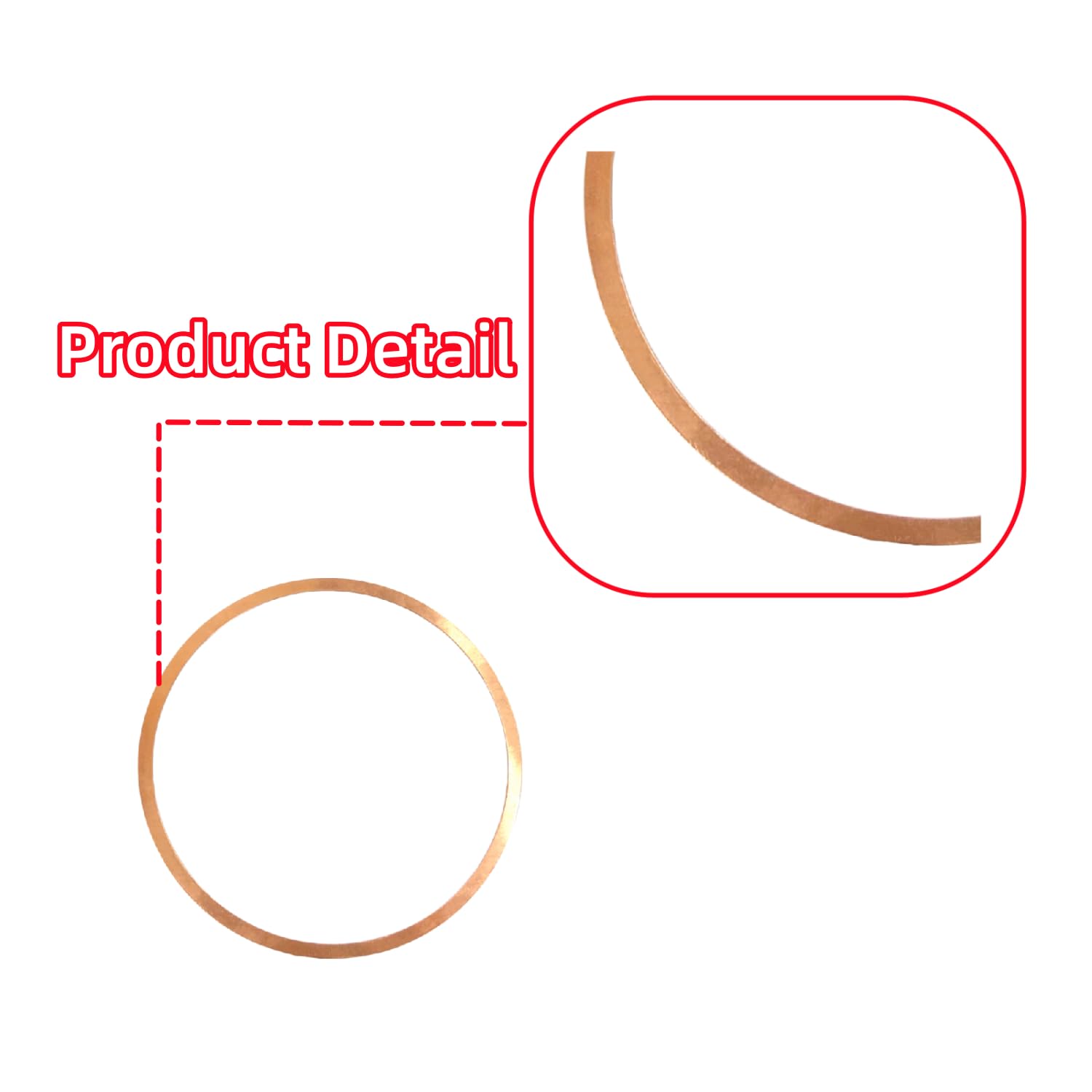 274000511 Exhaust Sealing Ring Gasket Fit for Sea-doo 951 GSX GTX XP RX LRV Sportster Rep 274-000-511