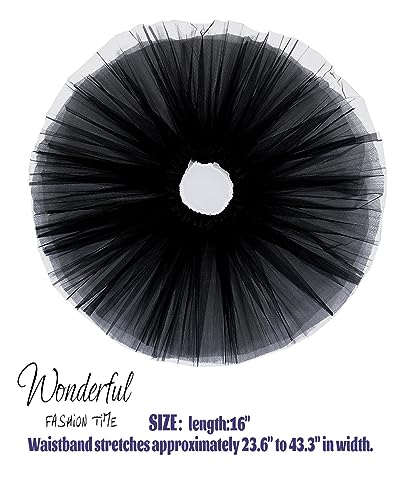 Sufeini Women'S Teen Adult Tutu Skirt Elastic Tulle Tutu Skirt Women Short Dance Ballet Tutu Halloween Christmas Dress Costume thumb #1