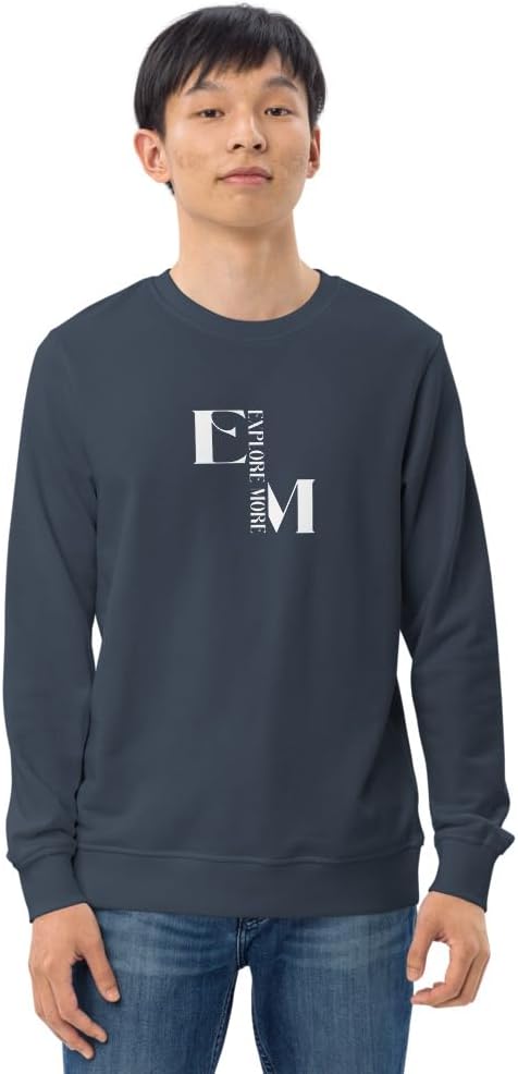 Explore More organic sweatshirt for men