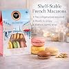 Maxims de Paris French Macaron Gift Box Gourmet Macaron Cookies Assortment, 6 Classic Flavors (Vanilla, Pistachio, Lemon, Chocolate, Coffee, Strawberry), Luxury French Dessert Gift from Paris