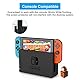 ivoler [2 Stücke Panzer Schutz Glas für Nintendo Switch, [9H Härte] [Anti- Kratzer] [Bläschenfrei] [2.5D Runde Kante]