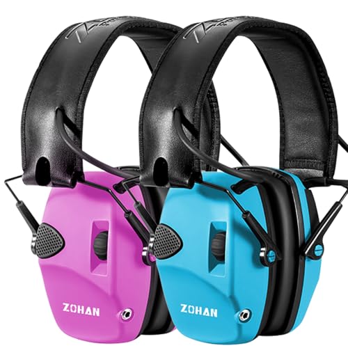 Image of ZOHAN EM054 Electronic Ear Protection for Shooting Range with Sound Amplification Noise Reduction, Ear Muffs for Gun Range