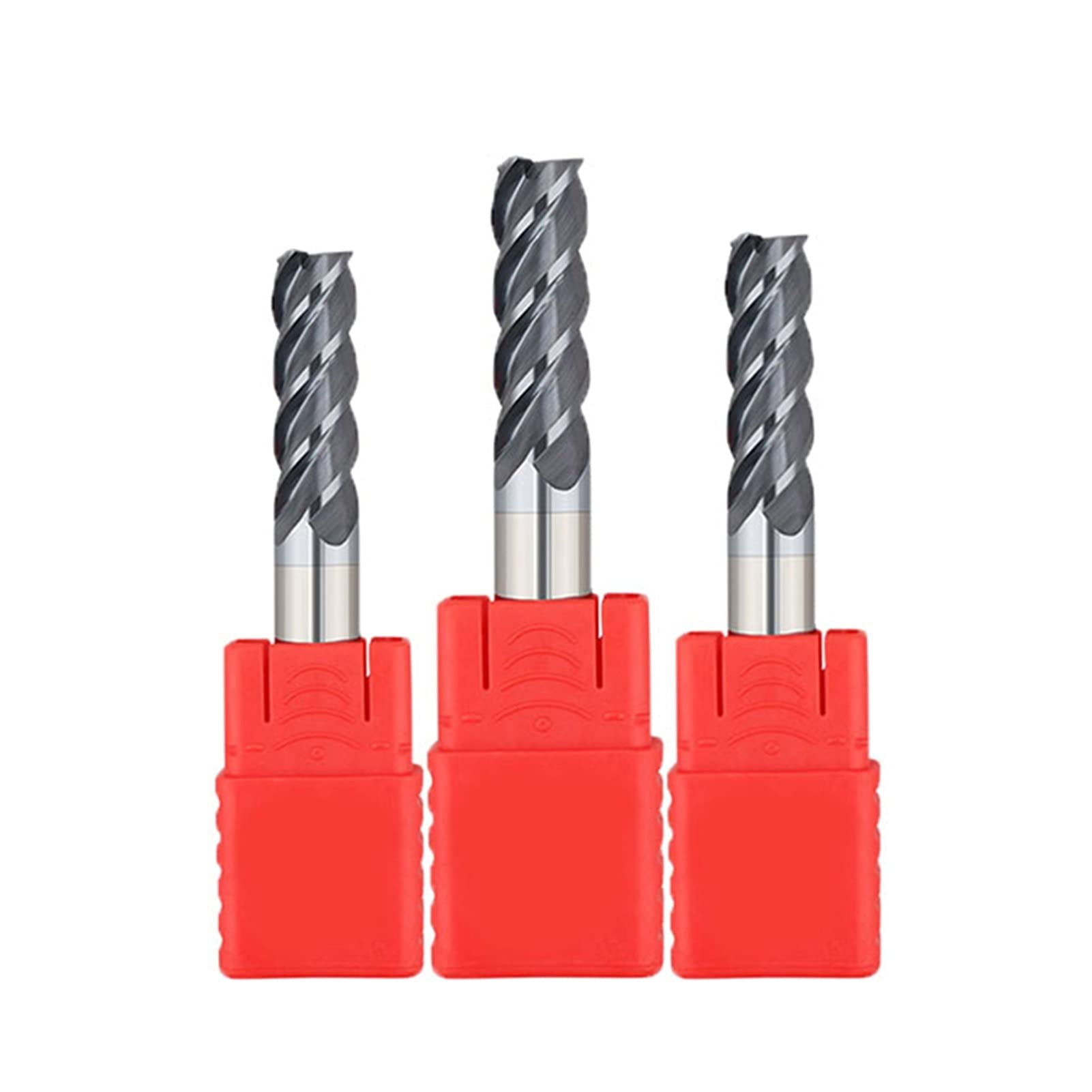 Frez do świec zapłonowych CNC Frez płaski 1, 2, 4, 5, 6, 8, 10, 12 mm, ostrze, stal nierdzewna, węglik (D10XD10X10X100)