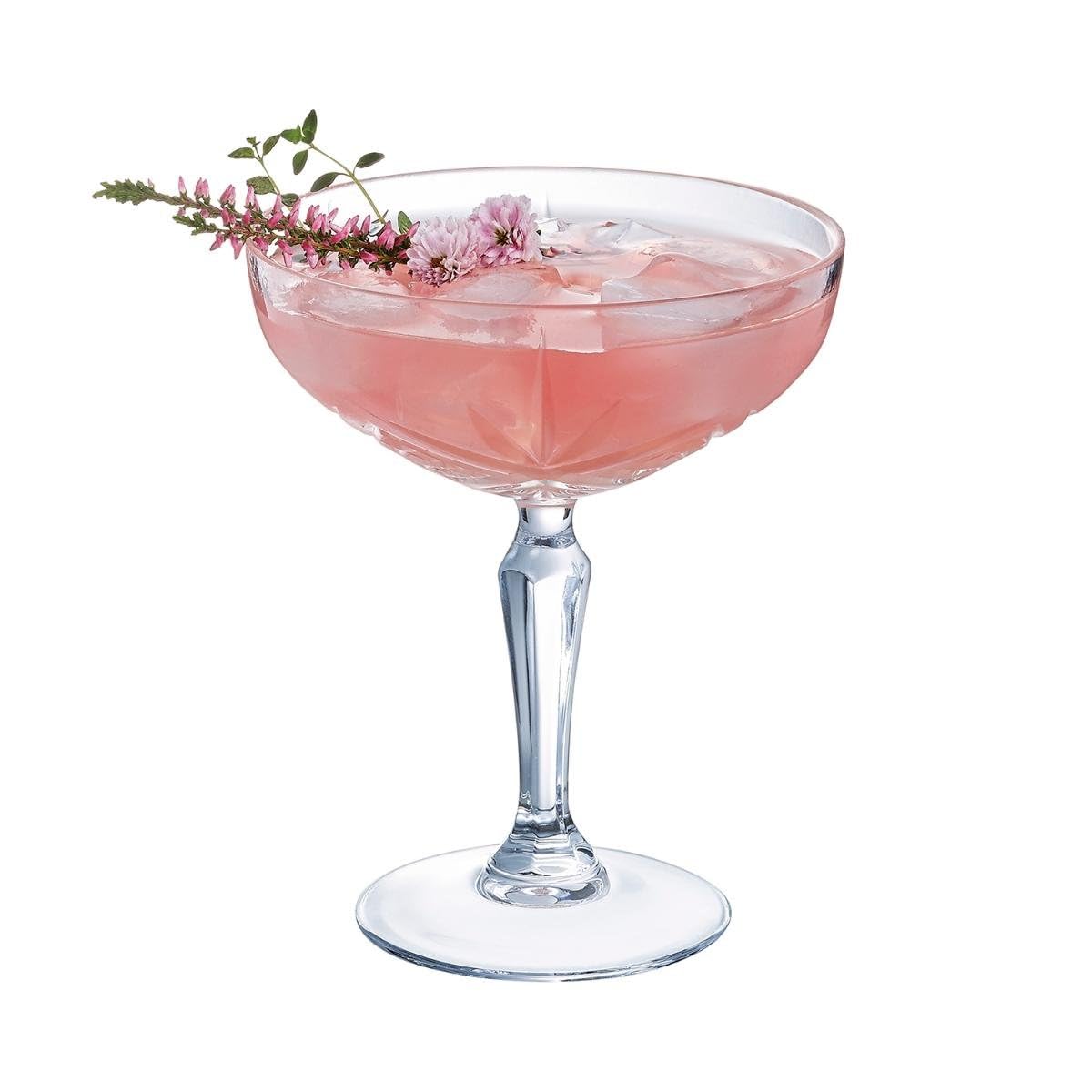 Arcoroc ARC P8796 Broadway Lot de 6 flûtes à champagne en verre transparent 250 ml